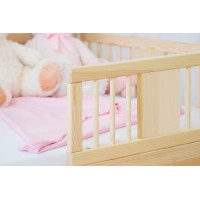 Dětská domečková postel z masivu borovice LUNA S 20 - 190x90 cm