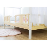 Dětská domečková postel z masivu borovice LUNA S 20 - 200x90 cm