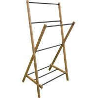 Aqualine WING skládací stojan na ručníky 58x103x35cm, jasan SP854