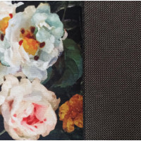 Kusový koberec HONOR Flowers - černý