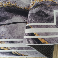 Kusový koberec HONOR Rock - tmavě šedý