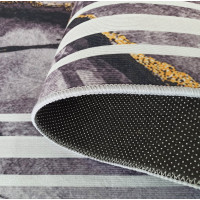 Kusový koberec HONOR Rock - tmavě šedý