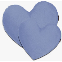Polštář CLEO Srdce 45x45 cm - světle modrý