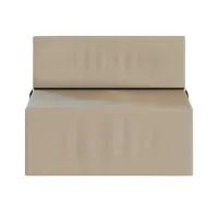 Rozkládací pěnové křeslo (matrace) GARDEN - 70x200x14 cm - béžové