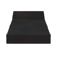 Rozkládací pěnové křeslo (matrace) GARDEN - 70x200x14 cm - černé