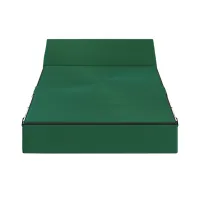 Rozkládací pěnové křeslo (matrace) GARDEN - 70x200x14 cm - zelené