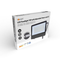 Solight LED reflektor TOP, 100W, max. 14000lm, 3CCT, volitený výkon 100/75/50%, IP65, rychlokonektor