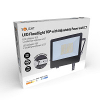 Solight LED reflektor TOP, 50W, max. 6500lm, 3CCT, volitený výkon 100/60%, IP65, rychlokonektor