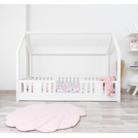 Dětská domečková Montessori postel z masivu borovice NIKO L - 200x90 cm