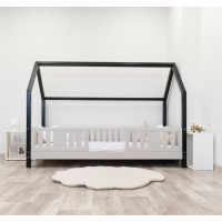 Dětská domečková postel z masivu borovice NIKO L 10 - 190x90 cm