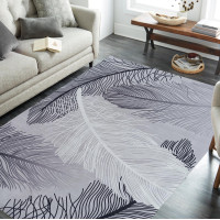 Kusový koberec HONOR Feather - šedý