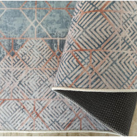 Kusový koberec HONOR Geometry - modrý