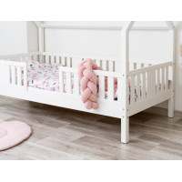 Dětská domečková postel z masivu borovice NIKO L 20 - 200x90 cm