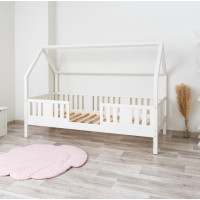 Dětská domečková postel z masivu borovice NIKO L 20 - 200x90 cm