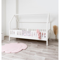 Dětská domečková postel z masivu borovice NIKO L 20 - 200x90 cm