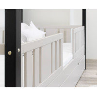 Dětská domečková postel z masivu borovice NIKO L 20 - 200x90 cm