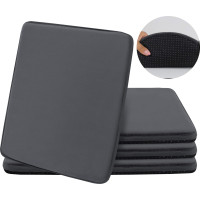 Podsedák na židli MARIE 38x38 cm - tmavě šedý