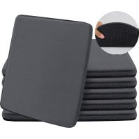 Podsedák na židli MARIE 38x38 cm - tmavě šedý