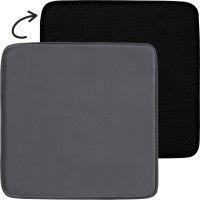 Podsedák na židli MARIE 38x38 cm - tmavě šedý