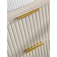 Koupelnová závěsná skříňka pod umyvadlo ADÉLA 40 cm - kašmírová