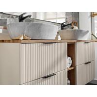 Koupelnová závěsná skříňka pod umyvadlo ADÉLA 60 cm - kašmírová