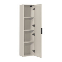 Koupelnová závěsná skříňka ADÉLA - vysoká - kašmírová