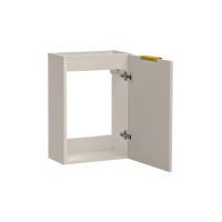 Koupelnová závěsná skříňka pod umyvadlo ADÉLA 40 cm - kašmírová