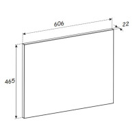 Deska na skříňku pod umyvadlo ADÉLA 60 cm - kašmírová