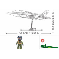 Sluban Model Bricks M38-B1361 Stíhací letoun F-35BS v měřítku 1:44