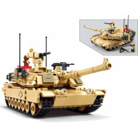 Sluban Model Bricks M38-B1365 Bitevní tank M1A2 Abrams TUSK II 2v1
