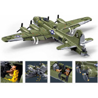 Sluban Model Bricks M38-B1367 Americký bombardér B-17G v měřítku 1:44
