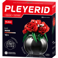 Sluban Flowers M38-P8061 Kytice červených růží ve váze