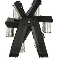 Otočný stojan na kořenky - černý