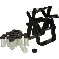 Otočný stojan na kořenky - černý