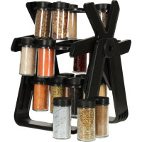 Otočný stojan na kořenky - černý