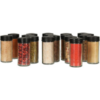 Otočný stojan na kořenky - černý