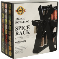 Otočný stojan na kořenky - černý