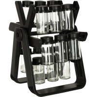 Otočný stojan na kořenky - černý