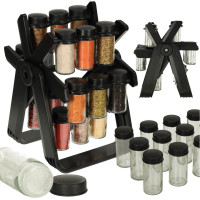 Otočný stojan na kořenky - černý