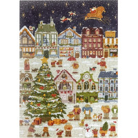 RoboTime Puzzle Štědrý den štěňat 1000 dílků