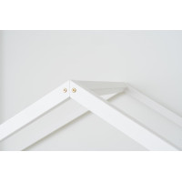 Dětská domečková Montessori postel z masivu borovice NIKO S - 200x90 cm