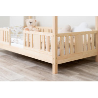 Dětská domečková postel z masivu borovice NIKO S 10 - 200x90 cm