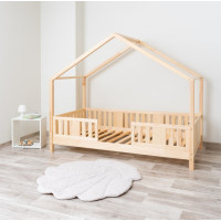 Dětská domečková postel z masivu borovice NIKO S 10 - 180x80 cm