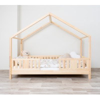 Dětská domečková postel z masivu borovice NIKO S 10 - 180x80 cm