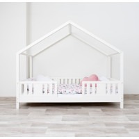 Dětská domečková postel z masivu borovice NIKO S 10 - 160x80 cm