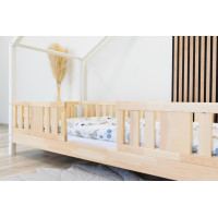 Dětská domečková postel z masivu borovice NIKO S 10 - 160x80 cm