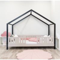 Dětská domečková postel z masivu borovice NIKO S 10 - 190x90 cm