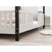 Dětská domečková postel z masivu borovice NIKO S 10 - 200x90 cm