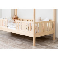 Dětská domečková postel z masivu borovice NIKO S 20 - 200x90 cm