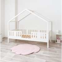 Dětská domečková postel z masivu borovice NIKO S 20 - 200x90 cm
